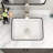 16 x 12 Inch Ceramic Rectangular Vessel Bathroom Sink Above Counter White Sink Bathroom Vessel Sink-94339059