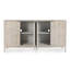 Mira 78"  Oak Wood White Buffet