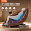 Fauteuil de massage VEVOR avec rail SL flexible, fauteuil inclinable Zero Gravity, 10 à 18 modes automatiques