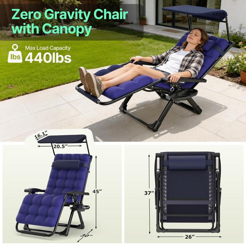 Fauteuil Zero Gravity, Single | Midnight Navy
