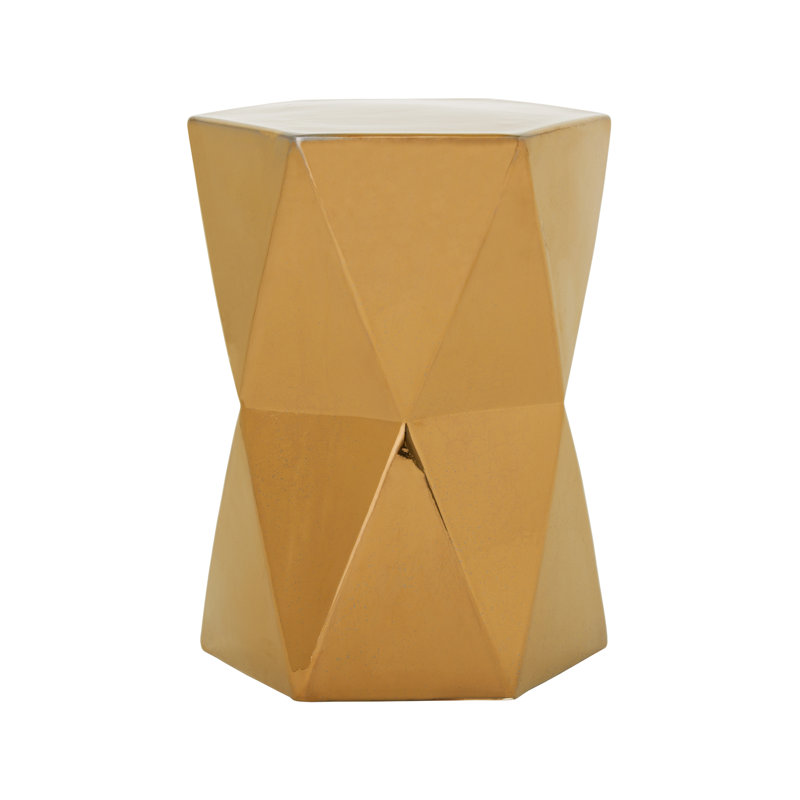 Zirke Ceramic Accent Stool