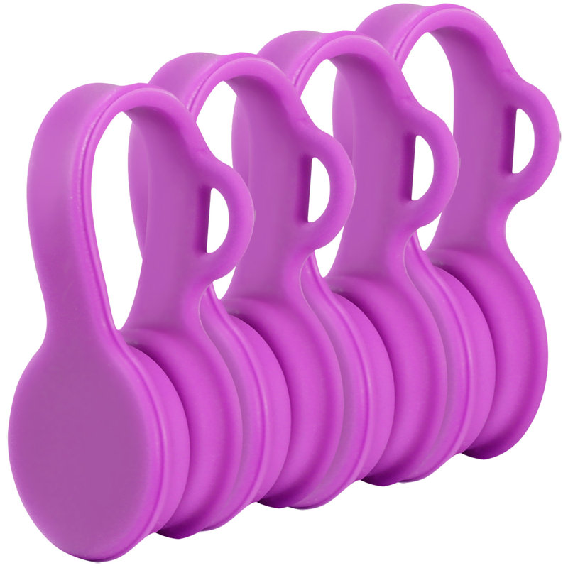 Edge Collections Cable Clip, Purple