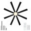 Ventilateur de plafond noir 72 pouces Mordern-125784101