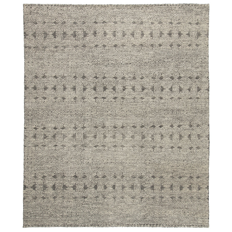 Jaipur Living Reign Hand-Knotted Tribal Grey/ Black Area Rug (5'X8'), Rectangle 5' x 8'