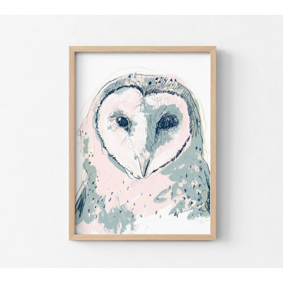 Art mural Silas Owl Vet Office, ferme au-dessus d'une cheminée, cadeau animal sauvage pour impression de grand-mère, décor de chambre d'enfant