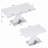 Rectangle Dining Table, Stretchable, Table Top+MDF X-Shape Table Leg With Metal Base