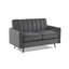 Acke 2 Seater Velvet Loveseat-1485881901