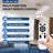  Ceiling Fans with Lights 52 Inch, Quiet 3CCT Modern LED Ceiling Fans with Remote for Bedroom, Living Room, Kitchen, 6 Speeds, Reversible DC Motor, Timer, Memory, White Gold-735518448-735518446