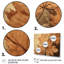 «Brown Beige Leafs Harmony I», reproduction sur toile-299507991-299507989