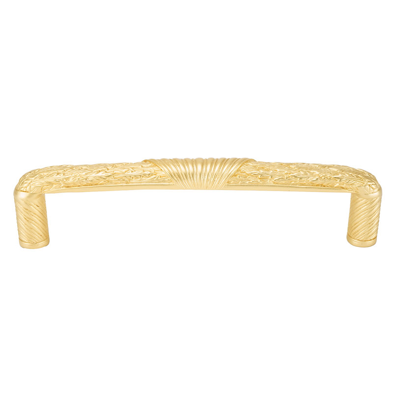 EDGAR BEREBI NANTUCKET JEWEL 5" CENTER TO CENTER PULL IN SATIN GOLD PLATE
