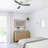 42" Flush Mount Low Profile Small Room Solid Wood Ceiling Fan with LED Light and Remote-610126714