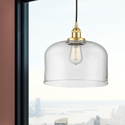 Pattie Bell 1-Light Dimmable Adjustable Height Single Pendant