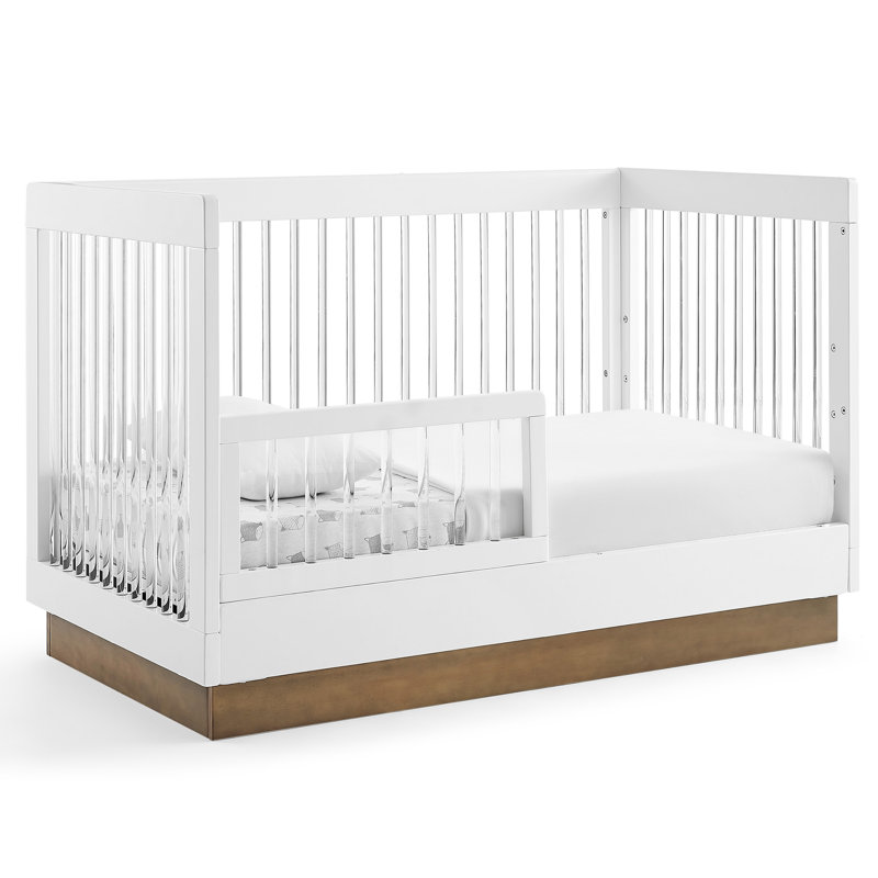 James 4-in-1 Convertible Crib, White
