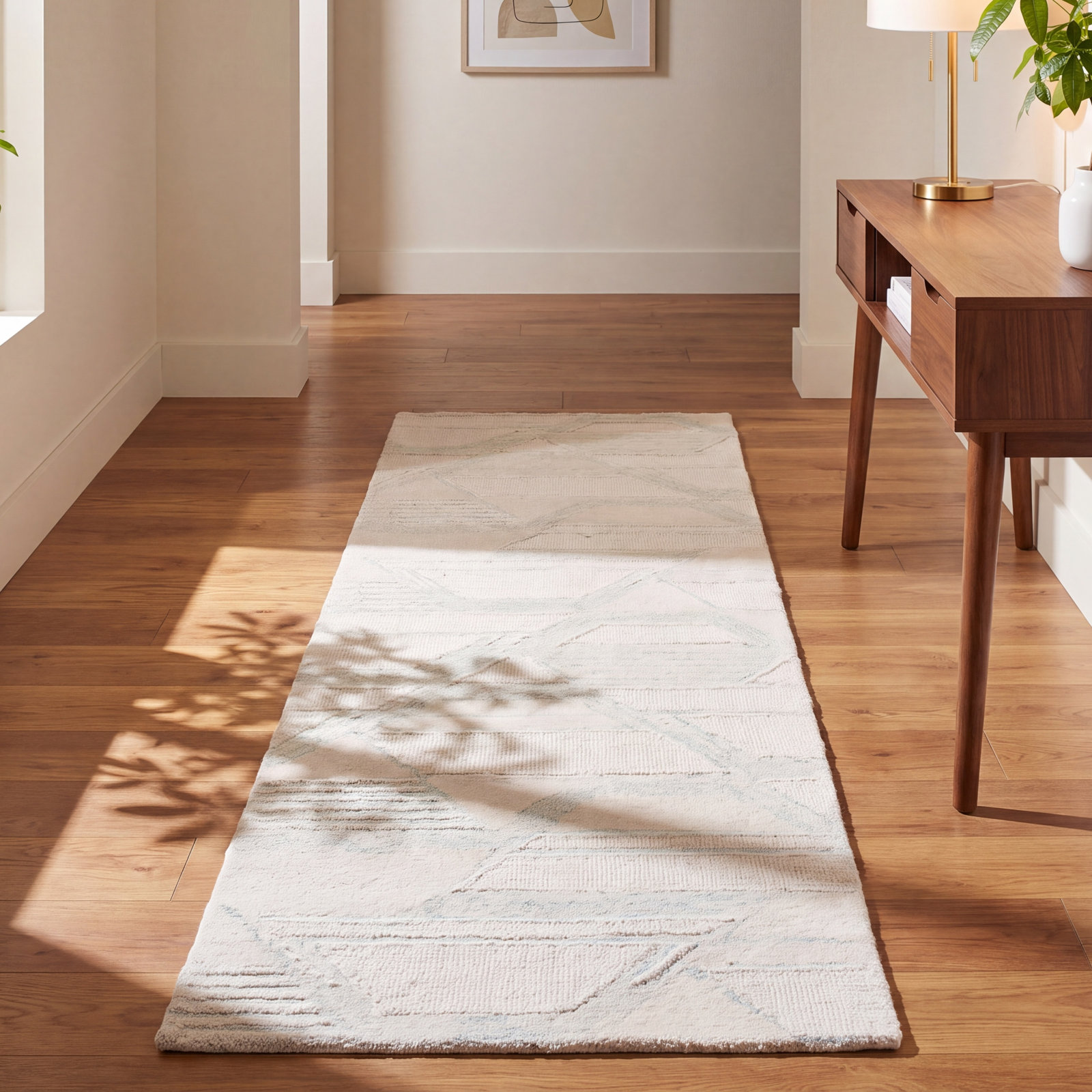 Kyrie Hand-Tufted Abstract Rug, Runner 2'3" x 8'