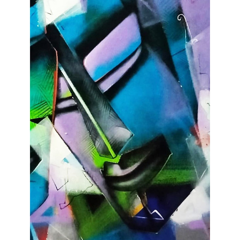 «Joy and Harmony», art moderne | Acrylique sur toile | Par Samir Chanda