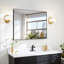 Led Bathroom Vanity Mirror With Back Light,multifunction,gun Ash-1726250383