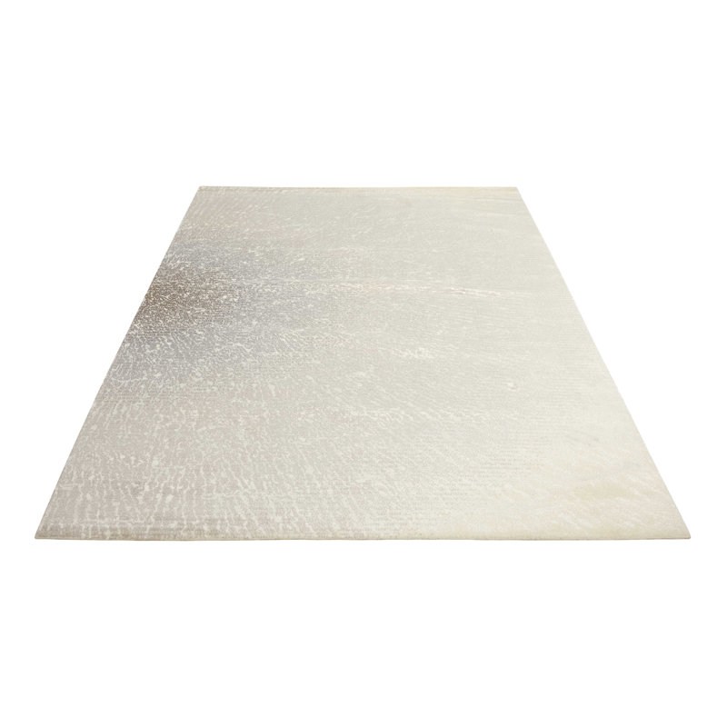 Tapis gris en laine Fitchett, Rectangle 2 pi 3 po x 3 pi