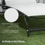 Chaise longue d'extérieur 2 pièces Outsunny