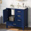 Meuble-lavabo simple avec plateau en céramique Shalimar, armoire de rangement moderne avec porte à fermeture douce et structure en bois massif, style autoportant-734106711-680586525