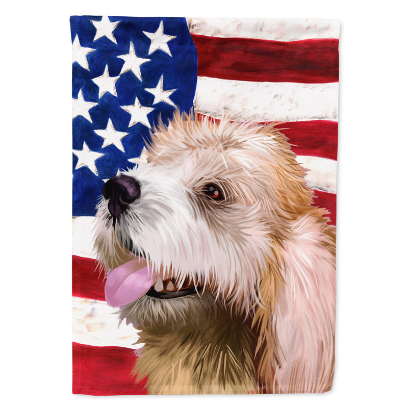 Polyester à 2 côtés 28 x 40 po drapeau maison, Briard