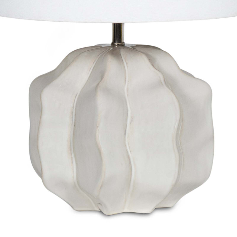 Destin Ceramic Mini Lamp , White