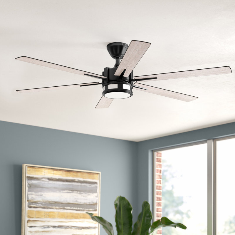 Kaliza 56" Ceiling Fan with LED Light, Espresso Bronze