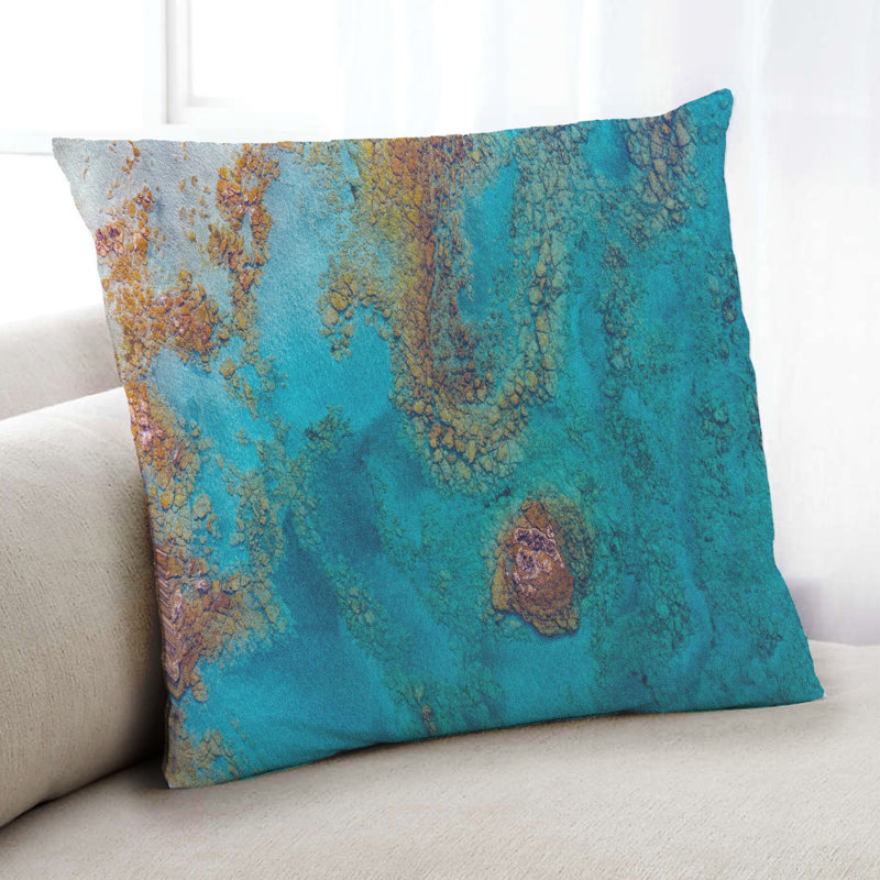 Coussin Abstract Textures 107, Microsuède