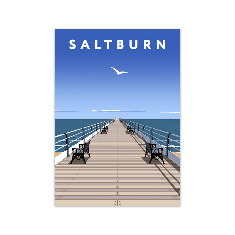 Saltburn 1 Piece Wall Art, 42cm H x 29.7cm W x 3cm D, Unframed