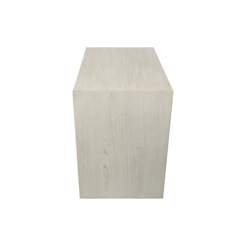 Millies 2 - Drawer Solid Wood Nightstand, Ivory