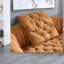 Canapé Cloud Comfort, tissu brun, 1 place, style compact et moderne pour la lecture à la maison-689232370