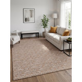 Sharm Rectangle Area Rug in Orange