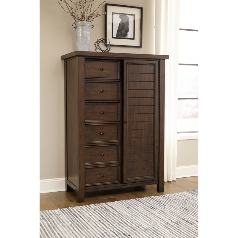 Classeur transitionnel classique avec 8 tiroirs et tablettes de rangement pour meubles de chambre à coucher 1 pièce, sans assemblage