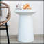 Table d'appoint MGO Terrazzo fabriquée à la main de 24 pouces, durable et élégante pour une utilisation intérieure et extérieure