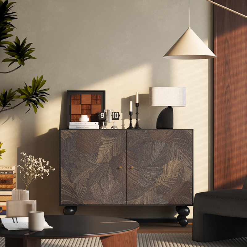 Armoire d'entrée française en bois massif