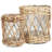10.30'' H Wicker Tabletop Pillar