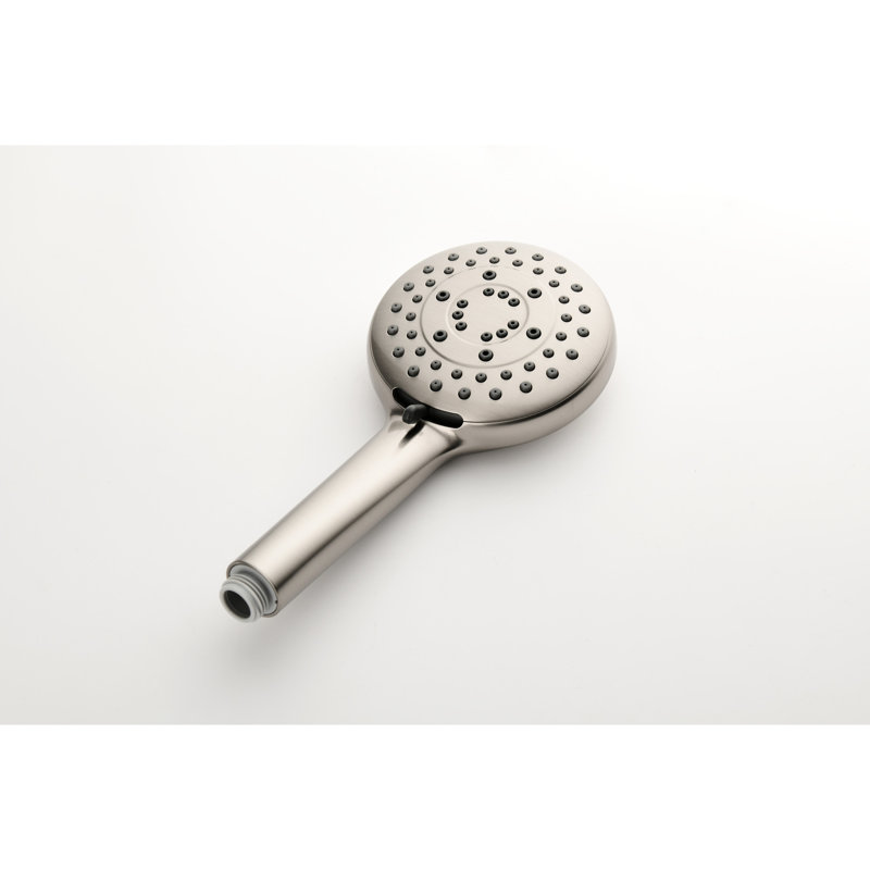 Brushed Nickel Shower Collection With Multiple Choices. Head, Hand Shower, Slide Bar, Bodysprays, Arm, Hose, Valve Trim, Lever Handles. Self-cleaning Head For Clear Water Flow. Installation Method