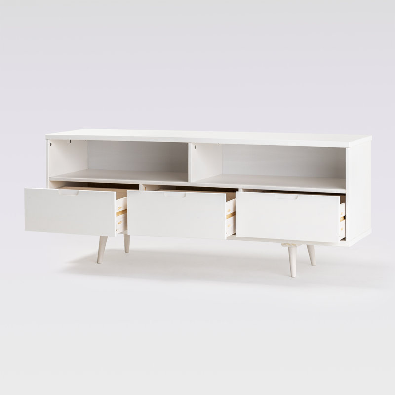 Amy TV Stand for TVs up to 65", White