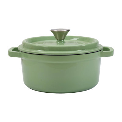 Living and Home 2.8 L Non-Stick Cast Iron Stainless Steel Stock Pot