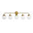 Airabelle Bathroom Vanity Lighting With Clear Shades Dimmable Bathroom Light Fixtures-940530737-952232157