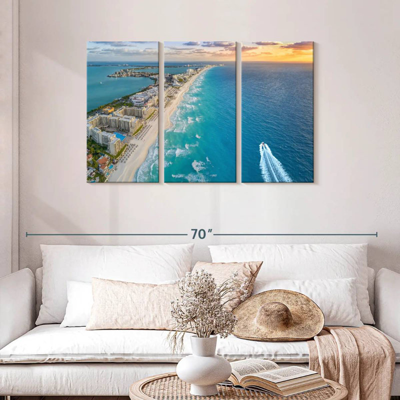 Gillard Exquisite Cancun Beach, 28" H x 45" W