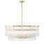 Luminaire suspendu Everly Quinn Nemah - 6 Lt en laiton héritage-1893078604