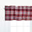 Fireside Plaid Cotton Valance Window Treatment