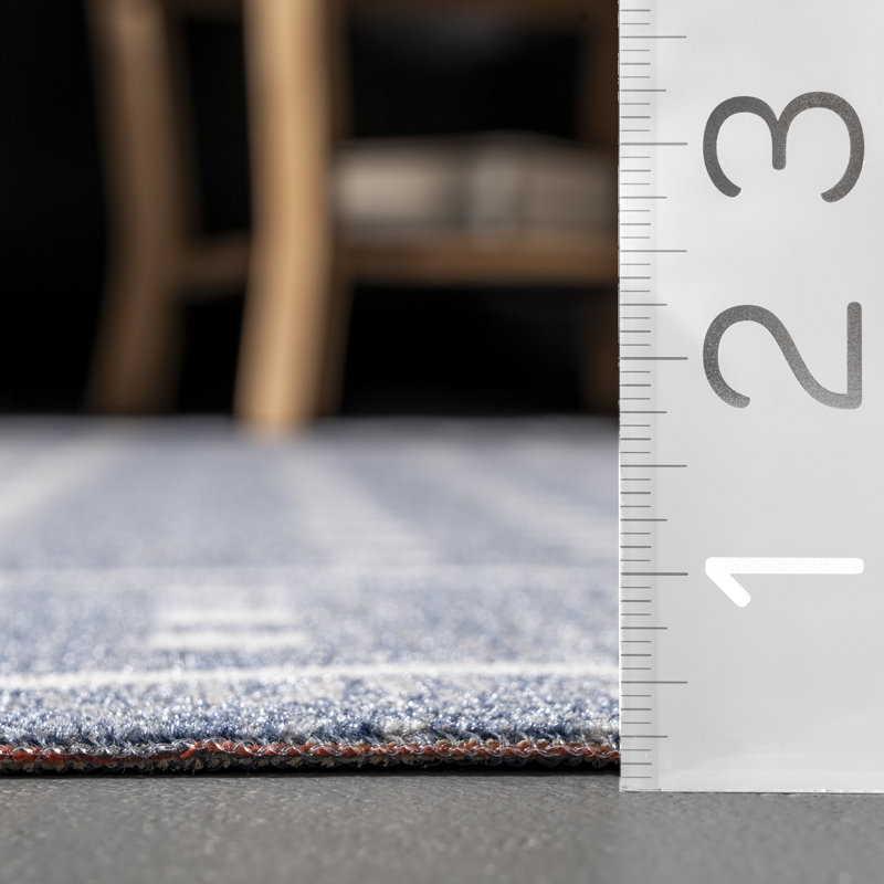 Tapis intérieur / extérieur bleu Myrasol, Rectangle 3 pi x 5 pi 3 po