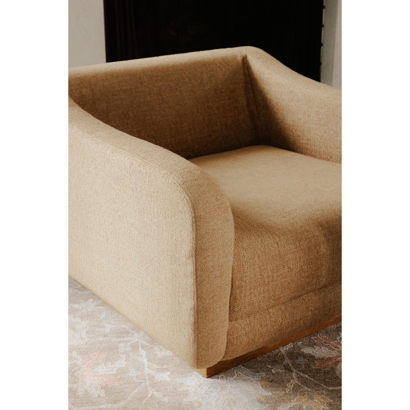 Keane Lounge Chair Cream, Ochre