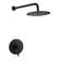 Modern Wall Mount Single Handle Shower Faucet,Concealed Mixer Showers with Rough in-Valve