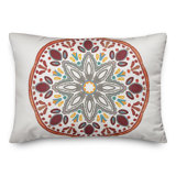 Floral Indoor/Outdoor Reversible Throw Pillow