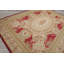 Tapis en laine tissé à la main 9 pi x 12 pi Crimson