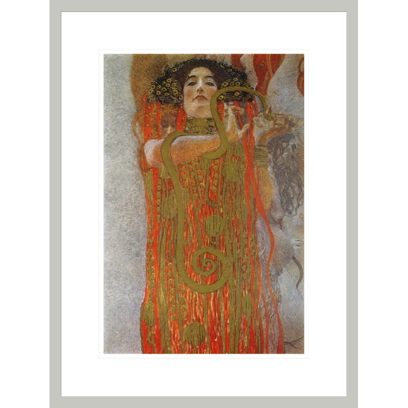 «Hygieia» par Gustav Klimt, impression giclée sur cadre, 21.75" H x 16.46" W