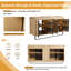 Base de meuble-lavabo double autoportant 60 po Zarnby