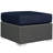 Stopover Outdoor Patio Sunbrella Ottoman-38340382